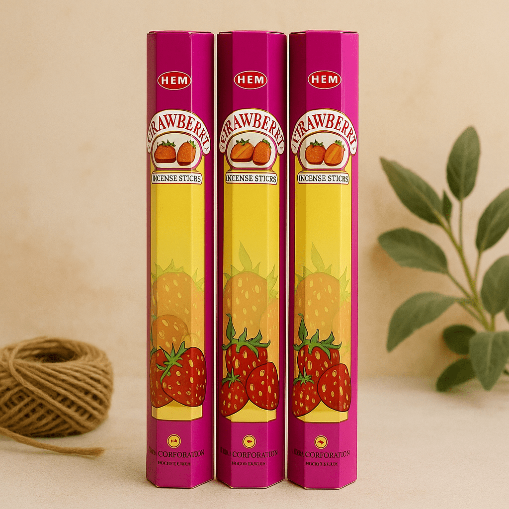 Hem Strawberry Incense Stick scented incense sticks - Aroma Paradise