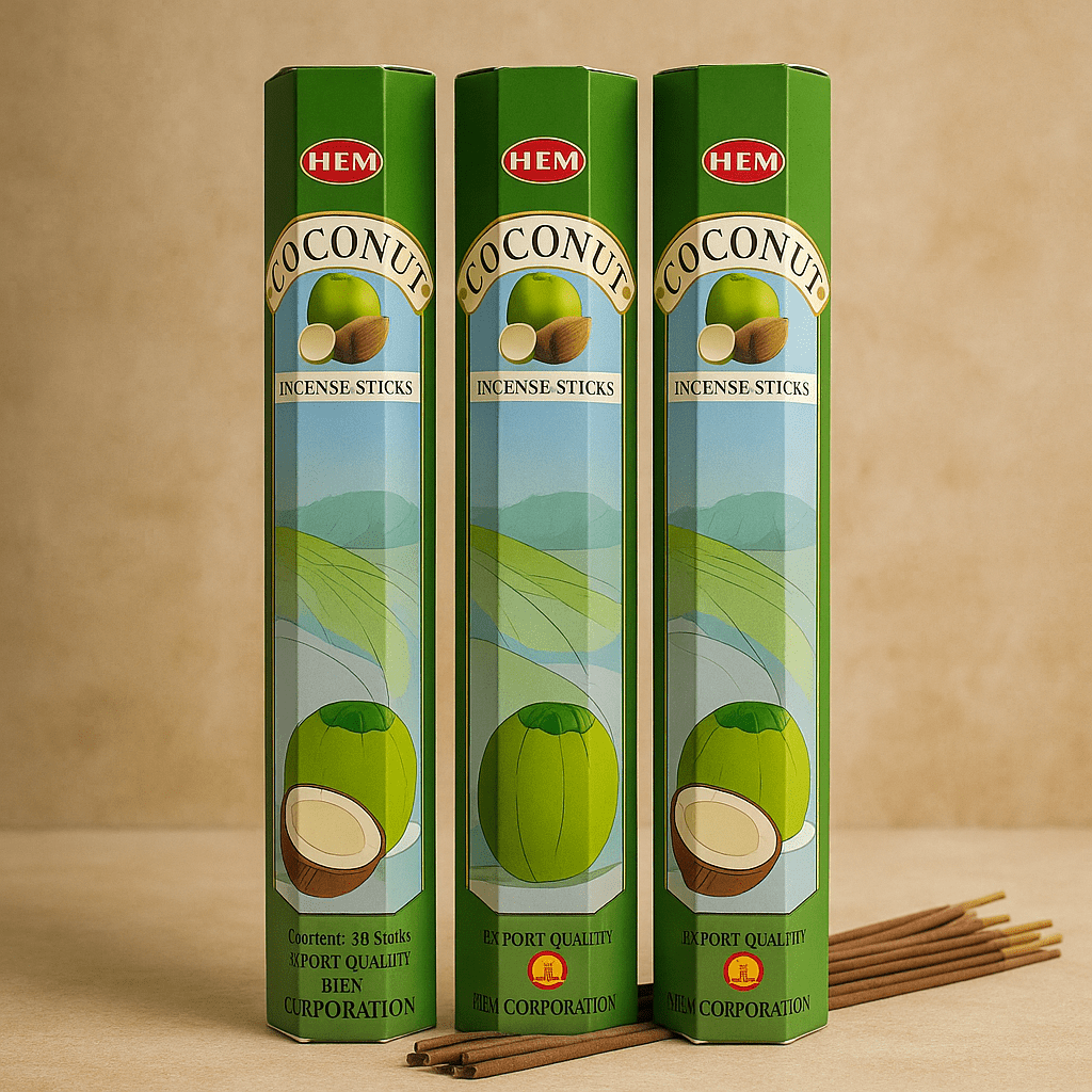 Hem Coconut Incense Stick (3-pack) 60 incense