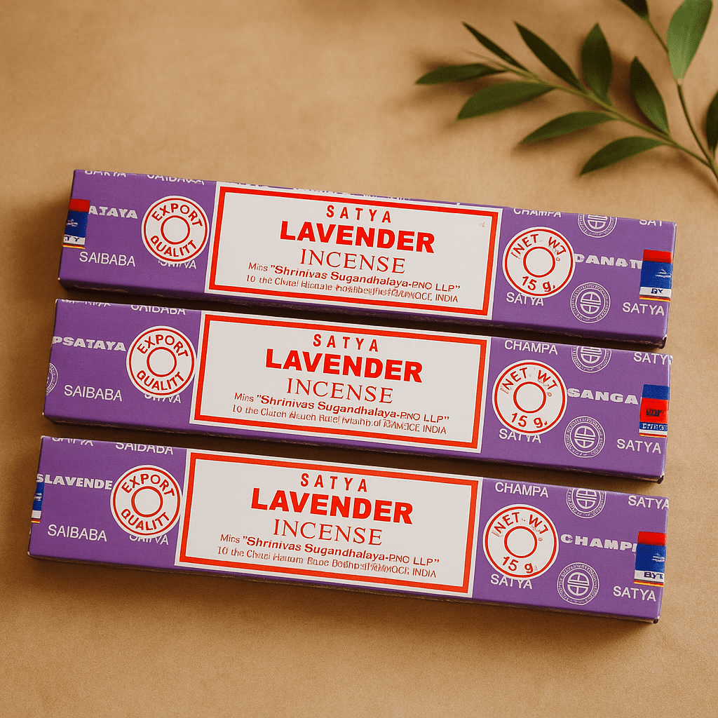 Satya Lavender Incense Sticks (3-pack) 45 incense
