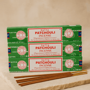Satya Patchouli Incense Sticks scented incense sticks - Aroma Paradise