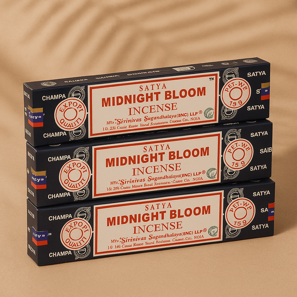 Satya Midnight Bloom Incense Sticks (3-pack) 45 incense