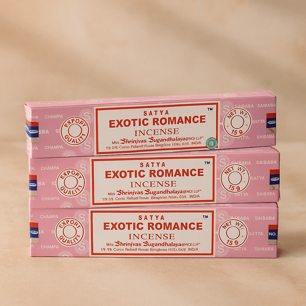 Satya Exotic Romance Incense Sticks (3-pack) 45 incense