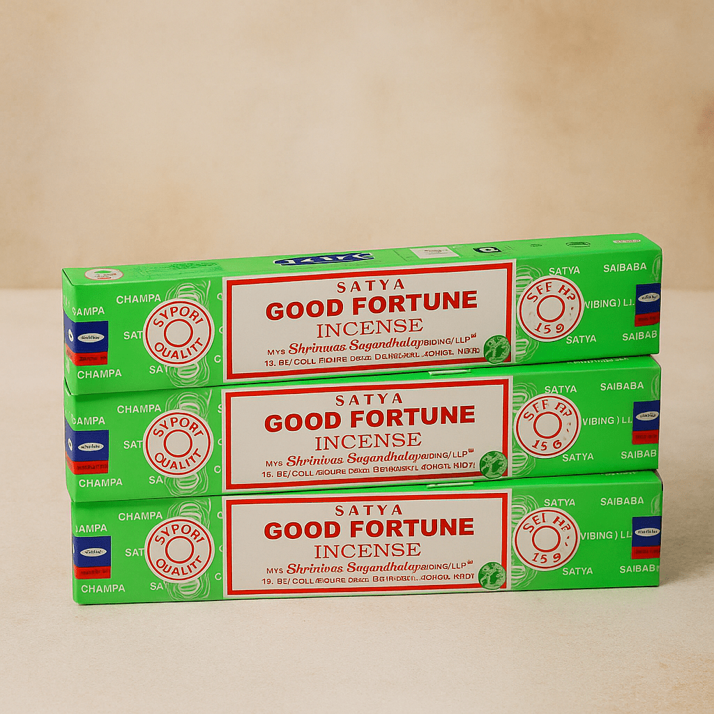 Satya Good Fortune Incense Sticks (3-pack) 45 incense