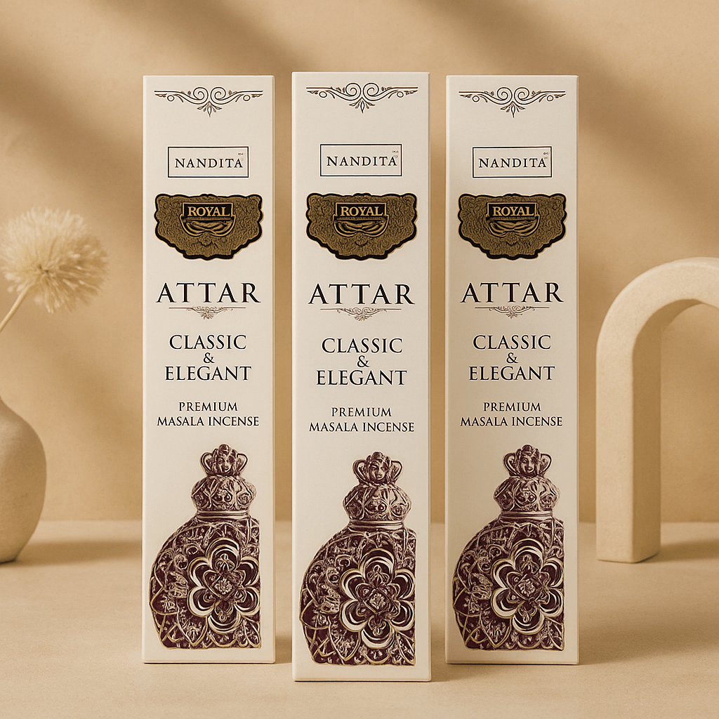 Nandita Attar Incense Sticks scented incense sticks - Aroma Paradise