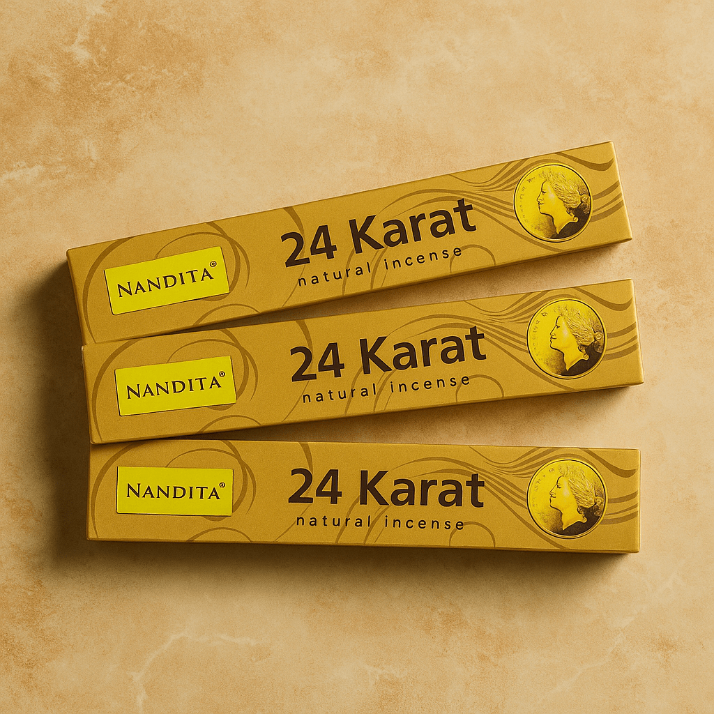 Nandita 24-Karat Incense Sticks scented incense sticks - Aroma Paradise