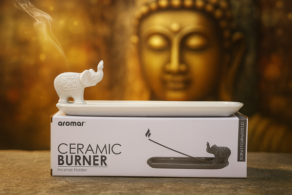 Ceramic Incense Burner - Elephant