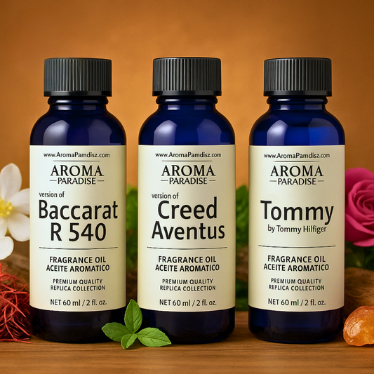Perfume Fragrance Oils 3-Pack #1 – Baccarat, Creed Aventus & Tommy Inspired