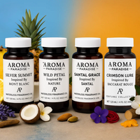 Waterless Fragrance Oil 4-Pack #2 – Baccarat, Santal, Nature