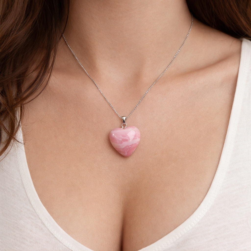 Heart Crystal Pendant – Natural Healing Energy Jewelry - image 6 - Aroma Paradise