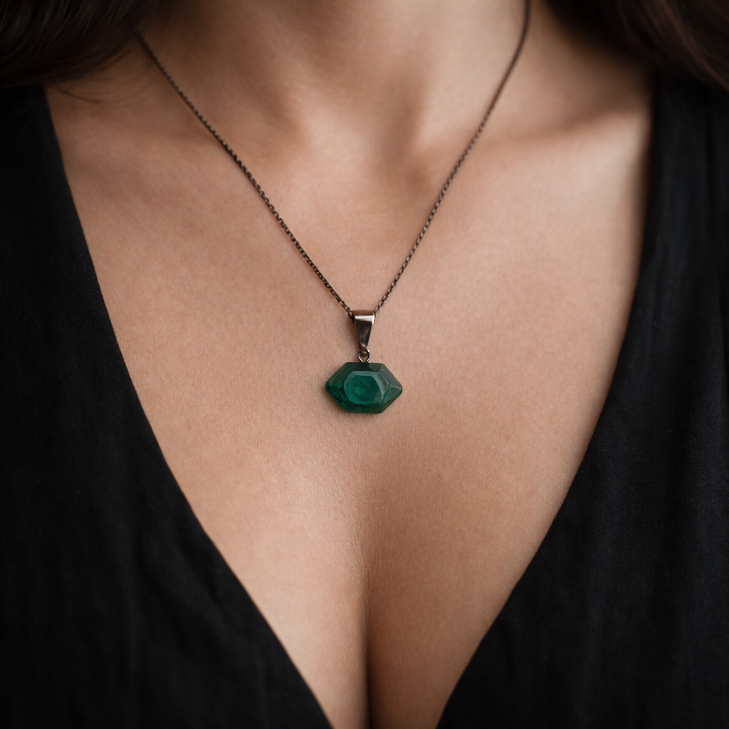 Octagon Crystal Pendant | Natural Crystal Jewelry crystal pendant necklace - image 12 - Aroma Paradise