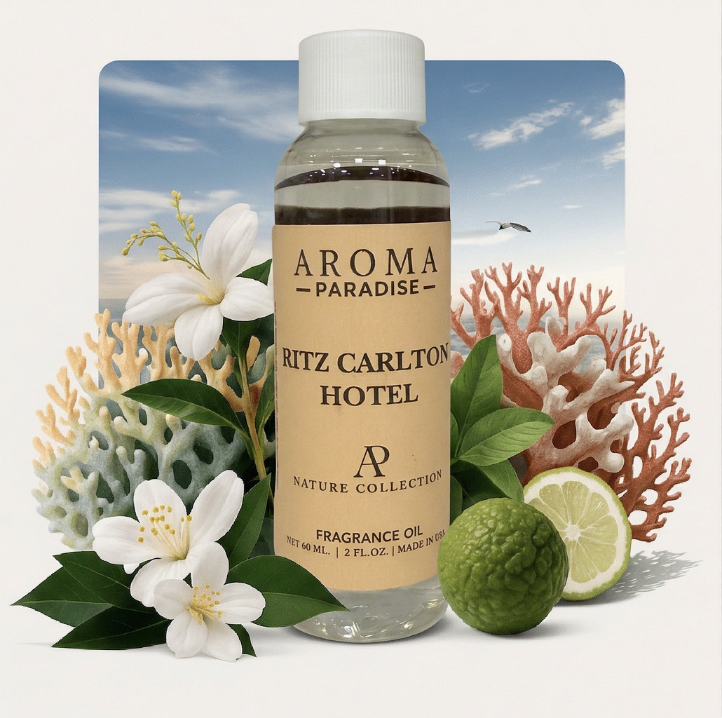 Ritz-Carlton Hotel inspired Premium Long-Lasting Fragrance & Essential Oil | For Diffusers, Candles & Soaps (For Humidifying Diffuser)