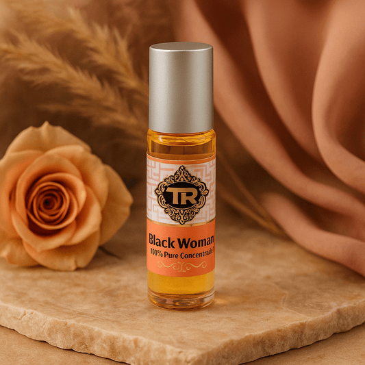 Black Woman Roll On Perfume Body Oil