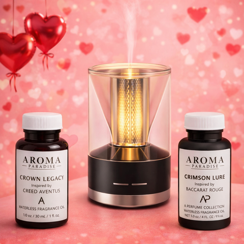 The Date Night Statement Bundle - Baccarat and Creed inspired Waterless Fragrance Oil waterless cold-air scent diffuser - Aroma Paradise