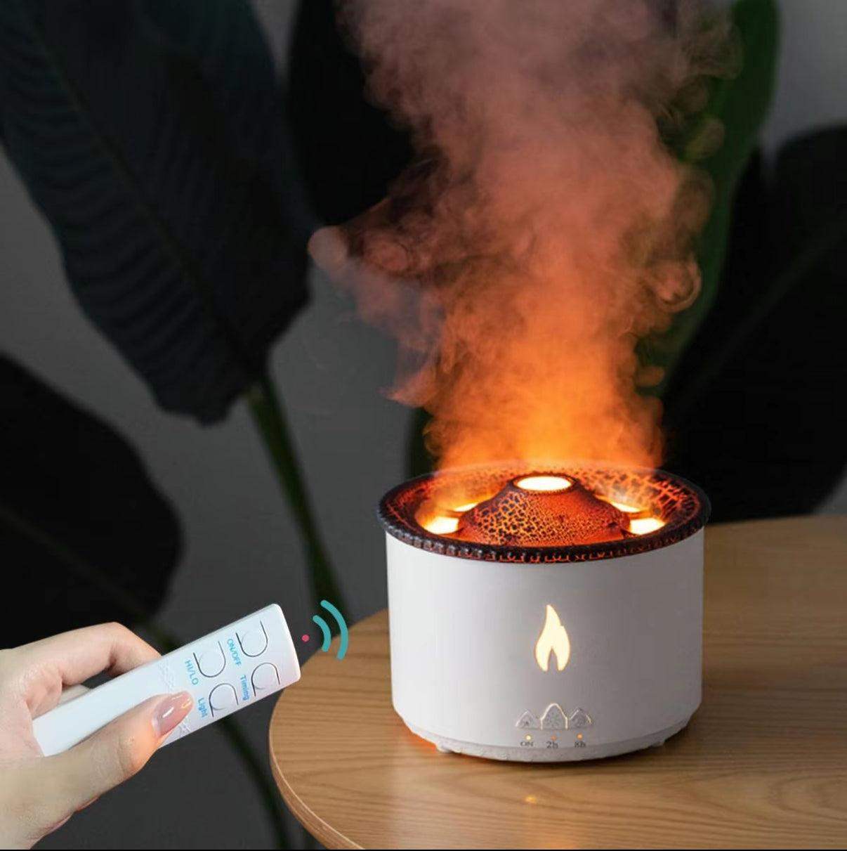 Volcano Essential Oil Scent Diffuser Humidifier - White