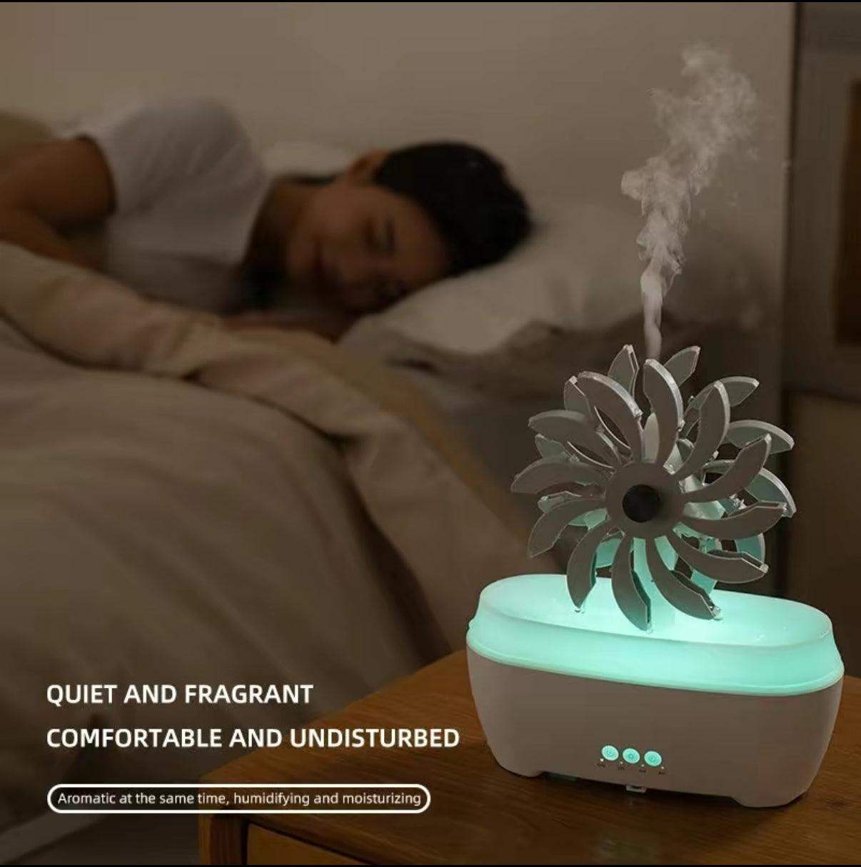 Windmill Spa Essential Oil Scent Diffuser Humidifier - White
