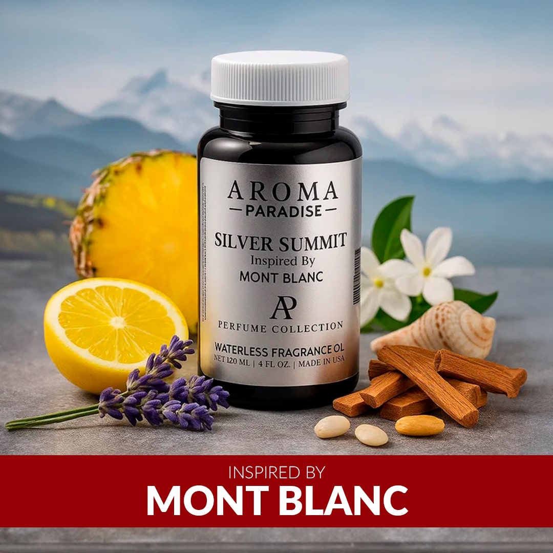 Mont Blanc Perfume Inspired Waterless Fragrance Oil - Silver Summit