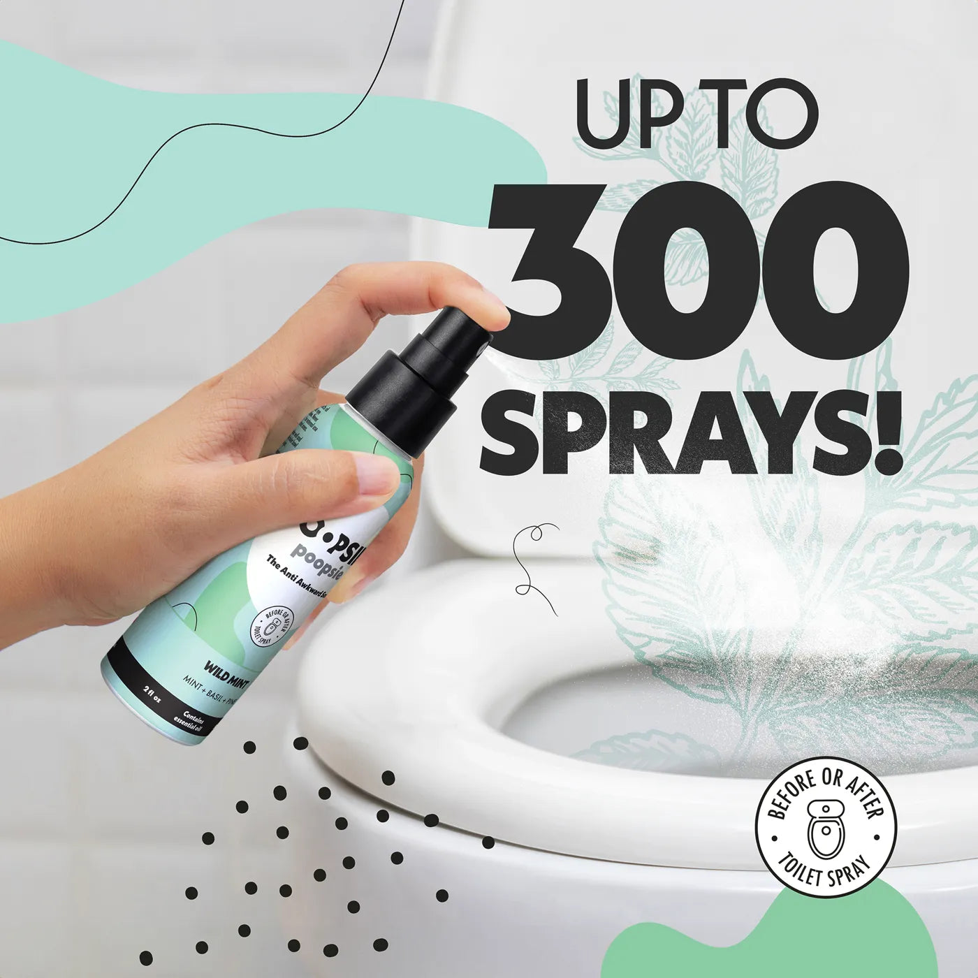 Wild Mint - UP TO 300 Spays