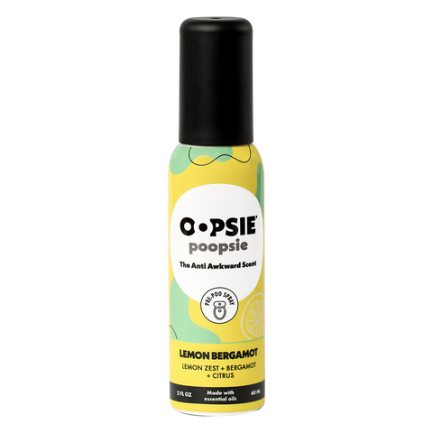 Toilet Spray Lemon Bergamot 2oz by Oopsie Poopsie