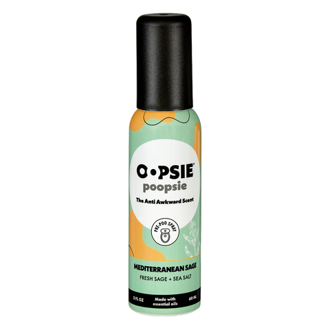 Toilet Spray Mediterranean Sage 2oz by Oopsie Poopsie