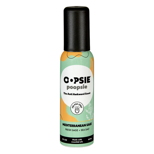 Toilet Spray Mediterranean Sage 2oz by Oopsie Poopsie