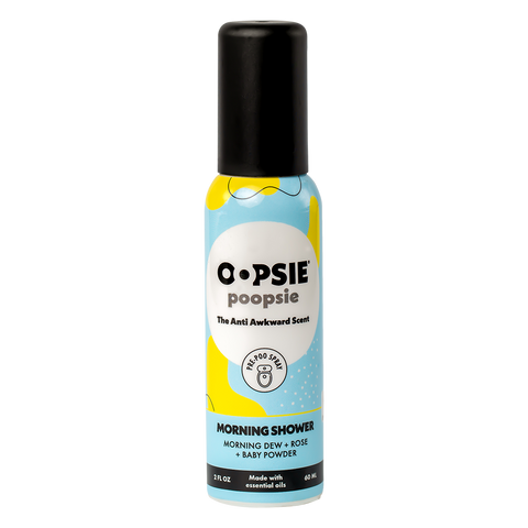 Toilet Spray Morning Shower 2oz by Oopsie Poopsie