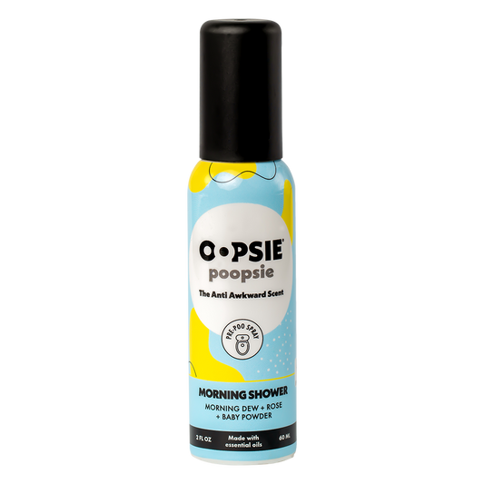 Toilet Spray Morning Shower 2oz by Oopsie Poopsie