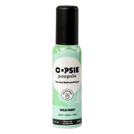 Toilet Spray Wild Mint 2oz by Oopsie Poopsie
