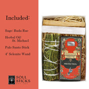Soul Sticks - Protection Intention Kit - in use - Aroma Paradise