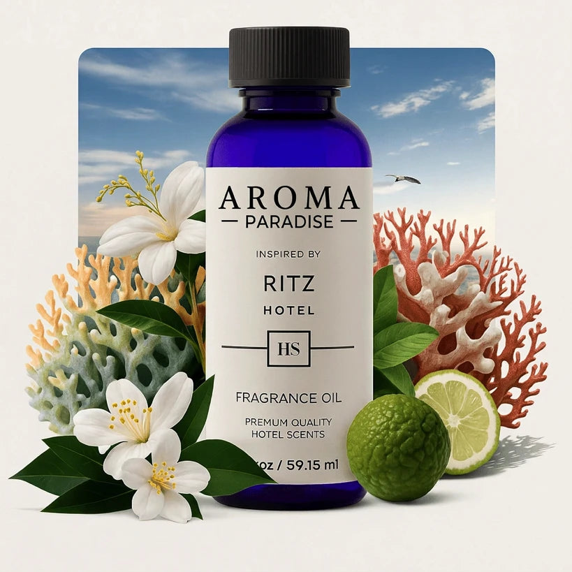 Ritz-Carlton Hotel inspired Premium Long-Lasting Fragrance & Essential Oil | For Diffusers, Candles & Soaps (For Humidifying Diffuser)