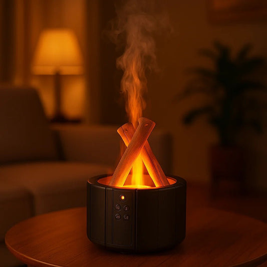 Bonfire Essential Oil Scent Diffuser Humidifier (With Remote)