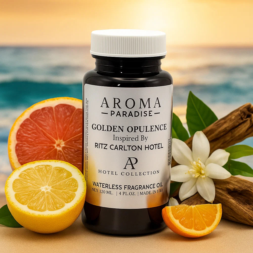 Ritz Carlton Hotel Inspired Waterless Fragrance Oil - Golden Opulence