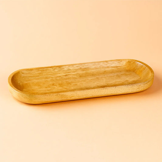 Wooden Boat Double Incense Holder