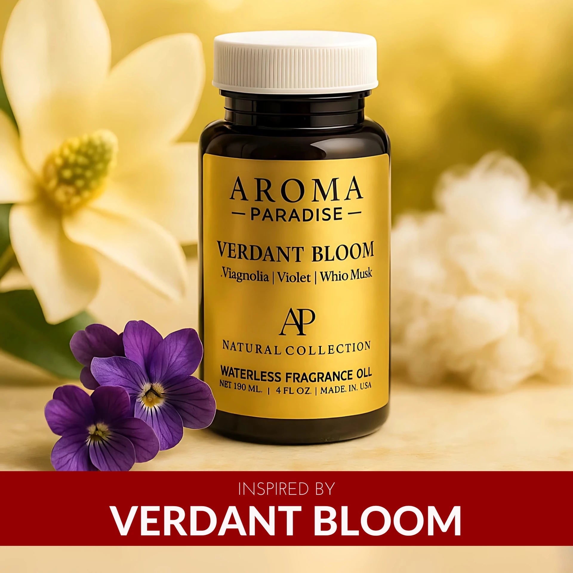 Verdant Bloom - Waterless Fragrance Oil