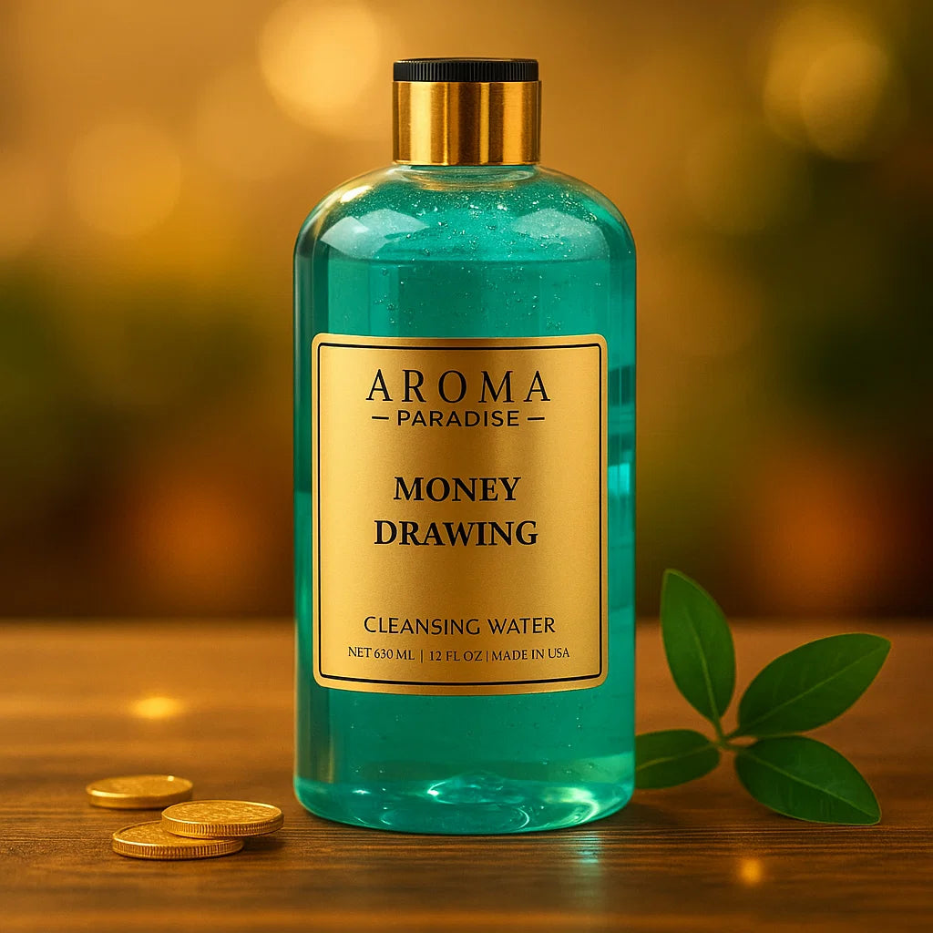 Money Drawing Cleansing Water – Abundance & Prosperity Ritual Blend - Aroma Paradise