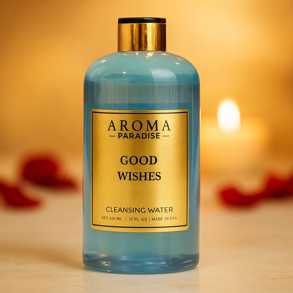 Good Wishes Cleansing Water – Blessings & Positive Intentions spiritual ritual kit - Aroma Paradise