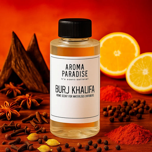 Burj Khalifa Premium Long-Lasting Waterless Fragrance Oil | For Cold-Air & Waterless Diffusers - Aroma Paradise