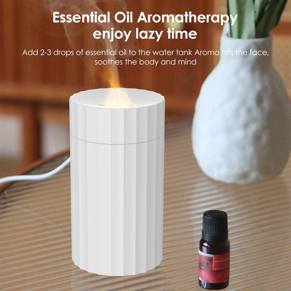 Warm Flame Cup Essential Oil Scent Diffuser Humidifier - Black