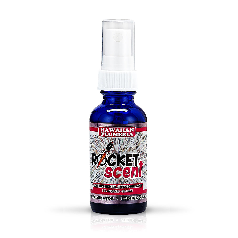 Hawaiian Plumeria Rocket Car Air Freshener