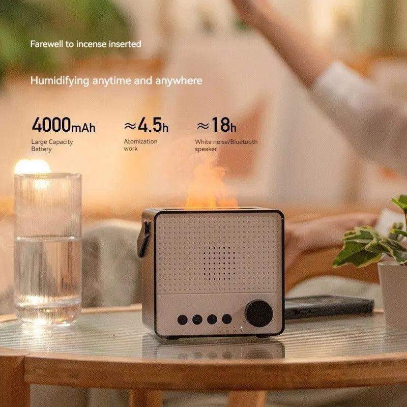 Square Bluetooth Essential Oil Scent Diffuser Humidifier - Default Title