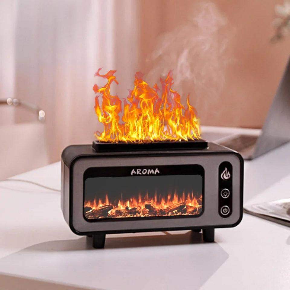 Sleek Fire-Place Essential Oil Scent Diffuser Humidifier - Default Title