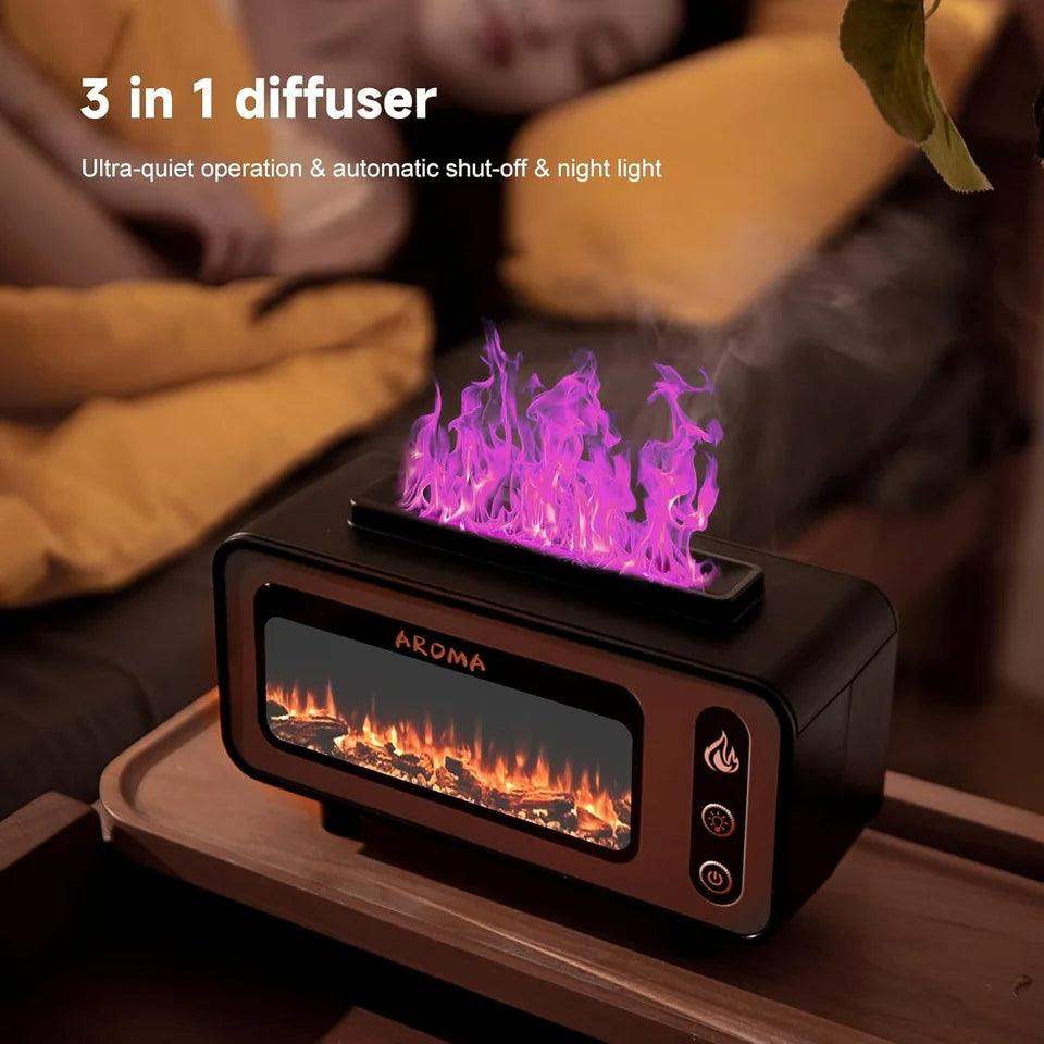 Ultrasonic Sleek FirePlace Diffuser | Personal Humidifier – Aroma Paradise