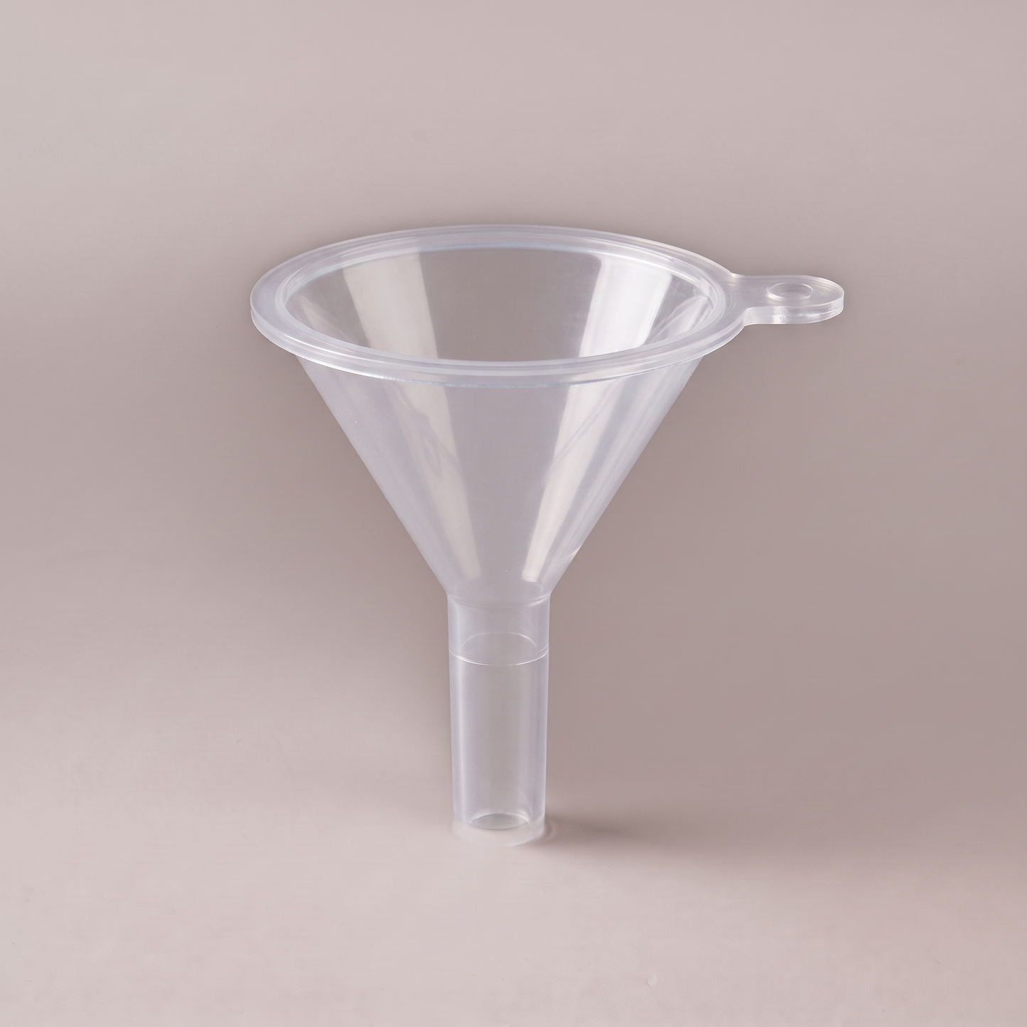 Clear mini funnel for pouring waterless fragrance oil into small diffuser bottles