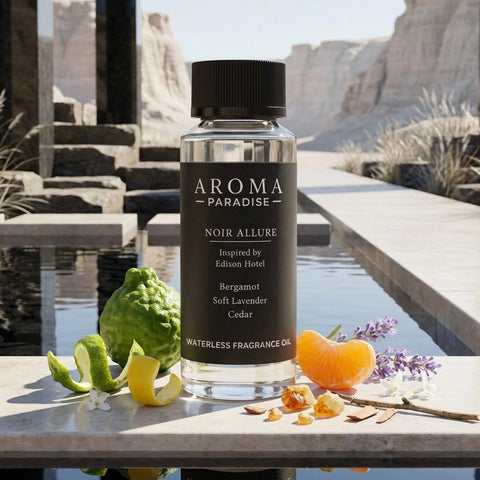 Aroma Paradise Noir Allure waterless fragrance oil immersive product image