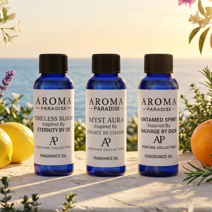 Perfume Fragrance Oil 3-Pack 3 with Timeless Bloom, Myst Aura and Untamed Spirit