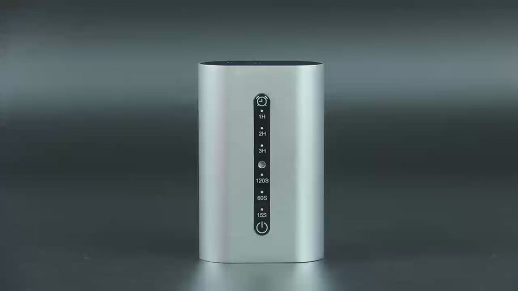 Luxury Aluminum Waterless Cold Air Plug-In Wall Scent Diffuser | Coverage up-to 1000 Sq Ft | Night Light, Auto Shutoff, Daylight Sensor, 3 Intensity Levels