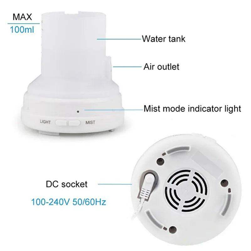 Cup Essential Oil Scent Diffuser Humidifier - White