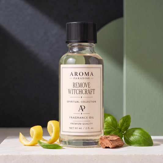 Remove Witchcraft spiritual fragrance oil in an editorial scent setting - Aroma Paradise