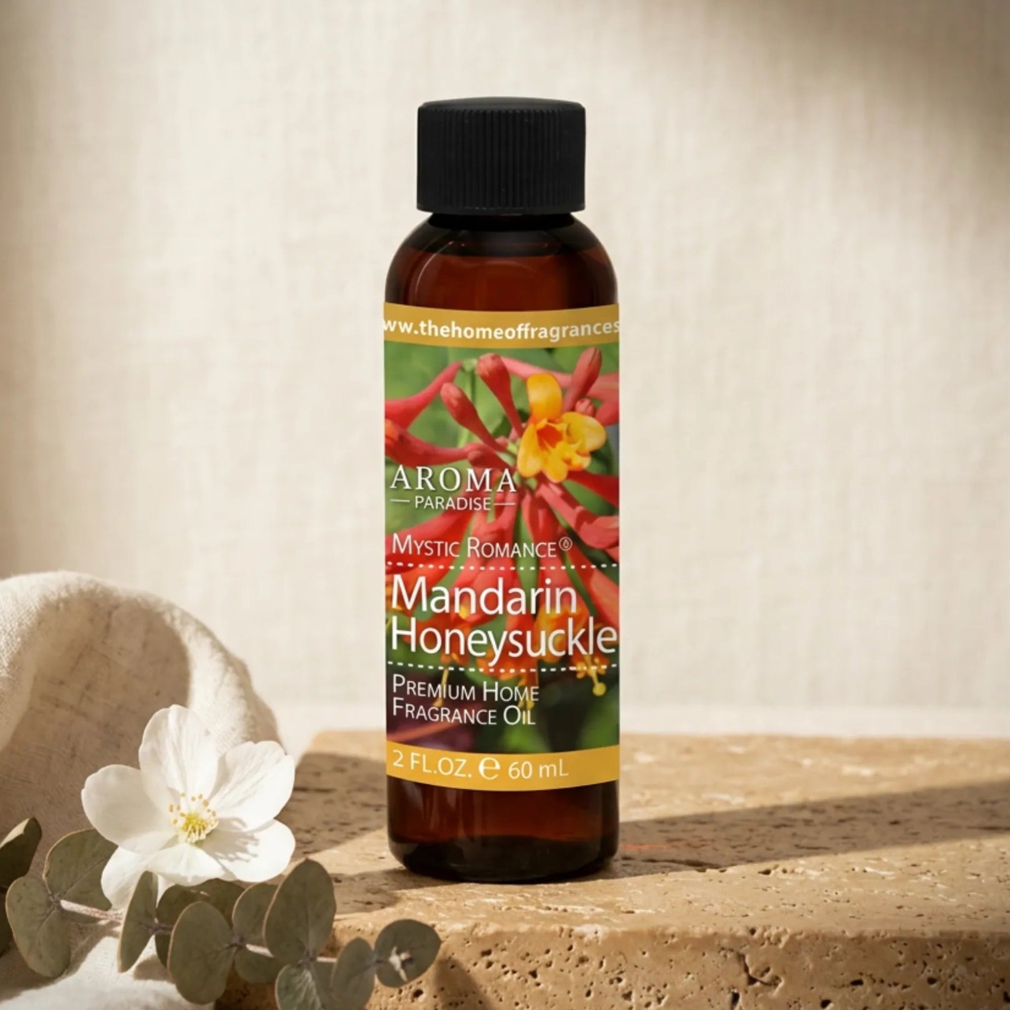 Mandarin Honeysuckle Premium Long-Lasting Fragrance & Essential Oil | For Diffusers, Candles & Soaps