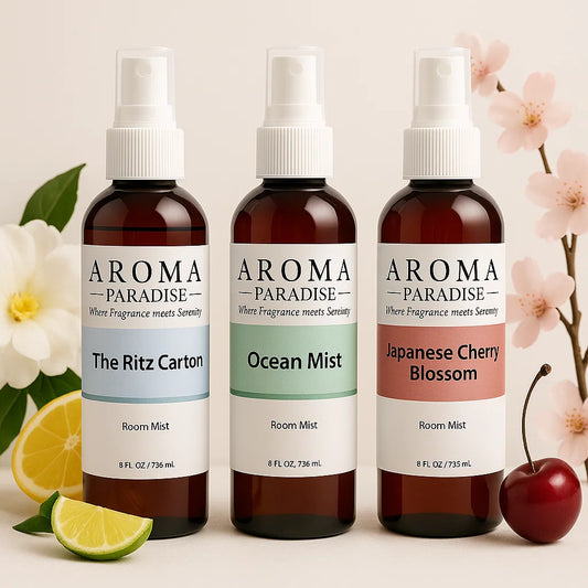 Room Mist Best Seller 3-Pack - Ritz-Carlton | Cherry Blossom | Ocean Mist