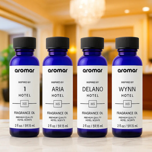 Hotel Fragrance Oils 4-Pack #3 – 1 Hotel, Aria, Delano & Wynn Inspired